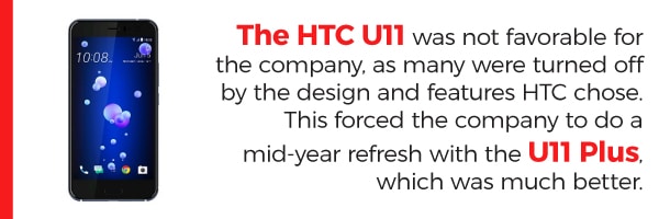 HTC U11 and U12