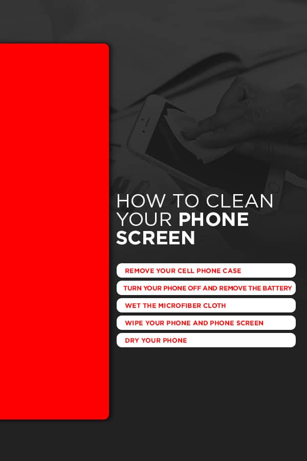 How to Clean Your Phone Screen