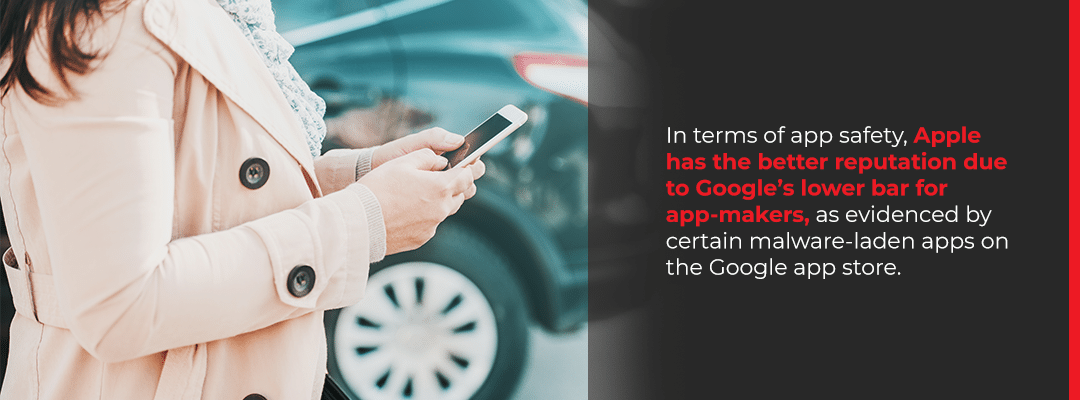 Google vs. Apple App Safety
