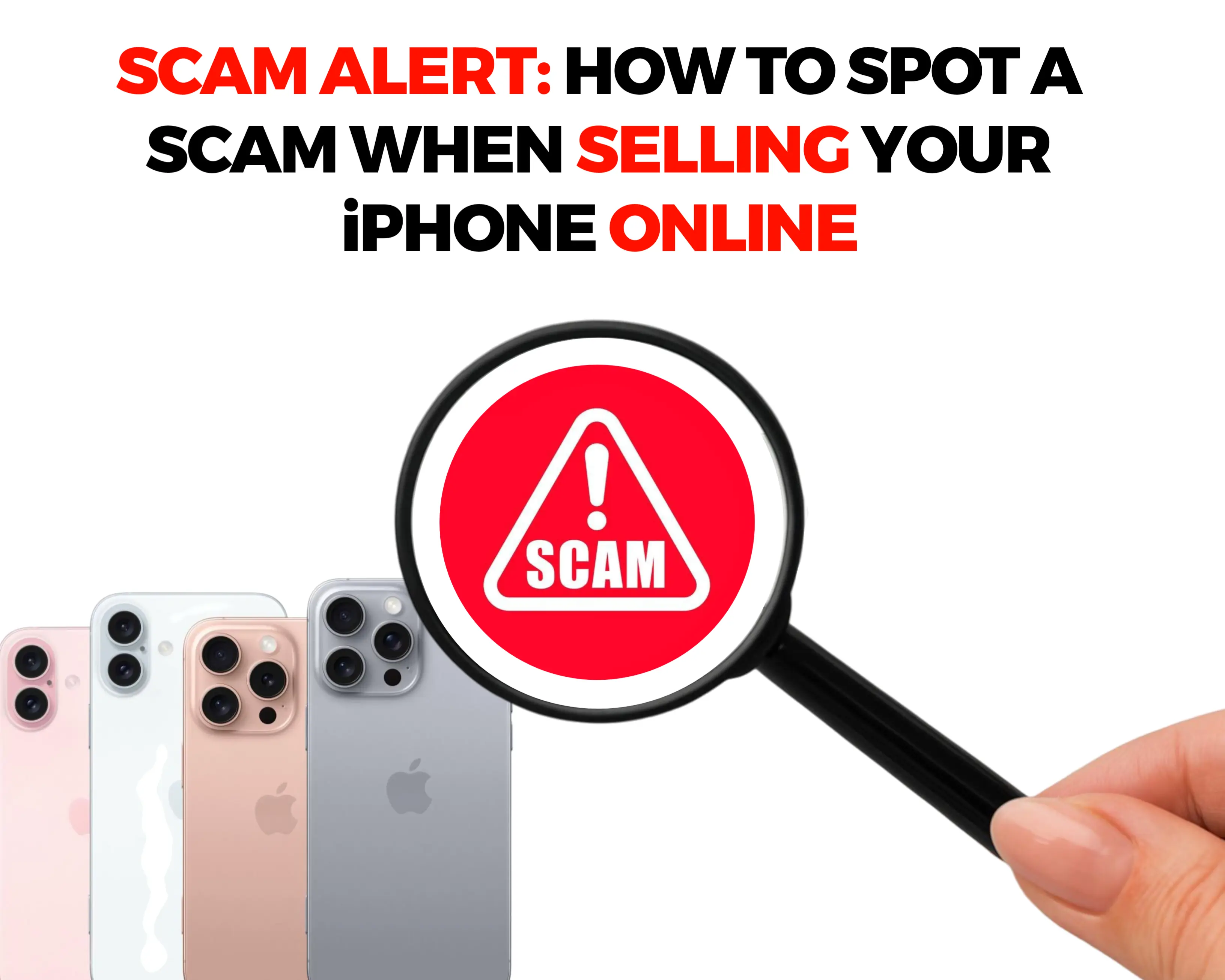 avoid scammers when selling iPhone online