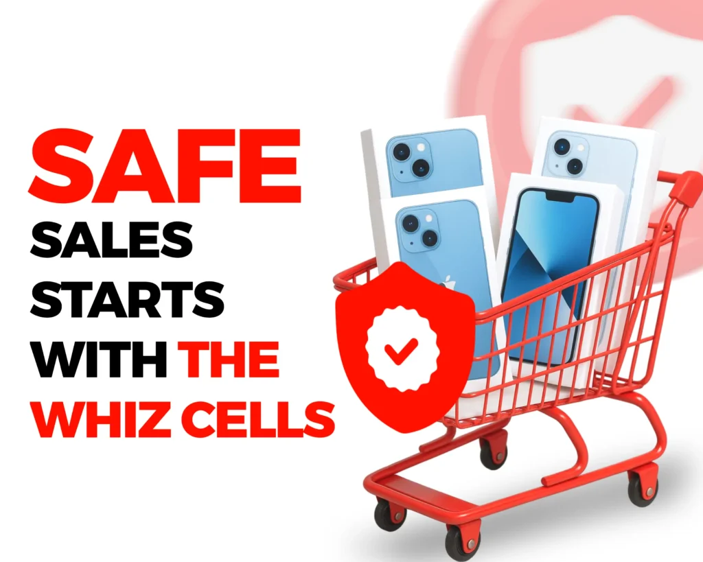sell iPhone online safely at The Whiz Cells