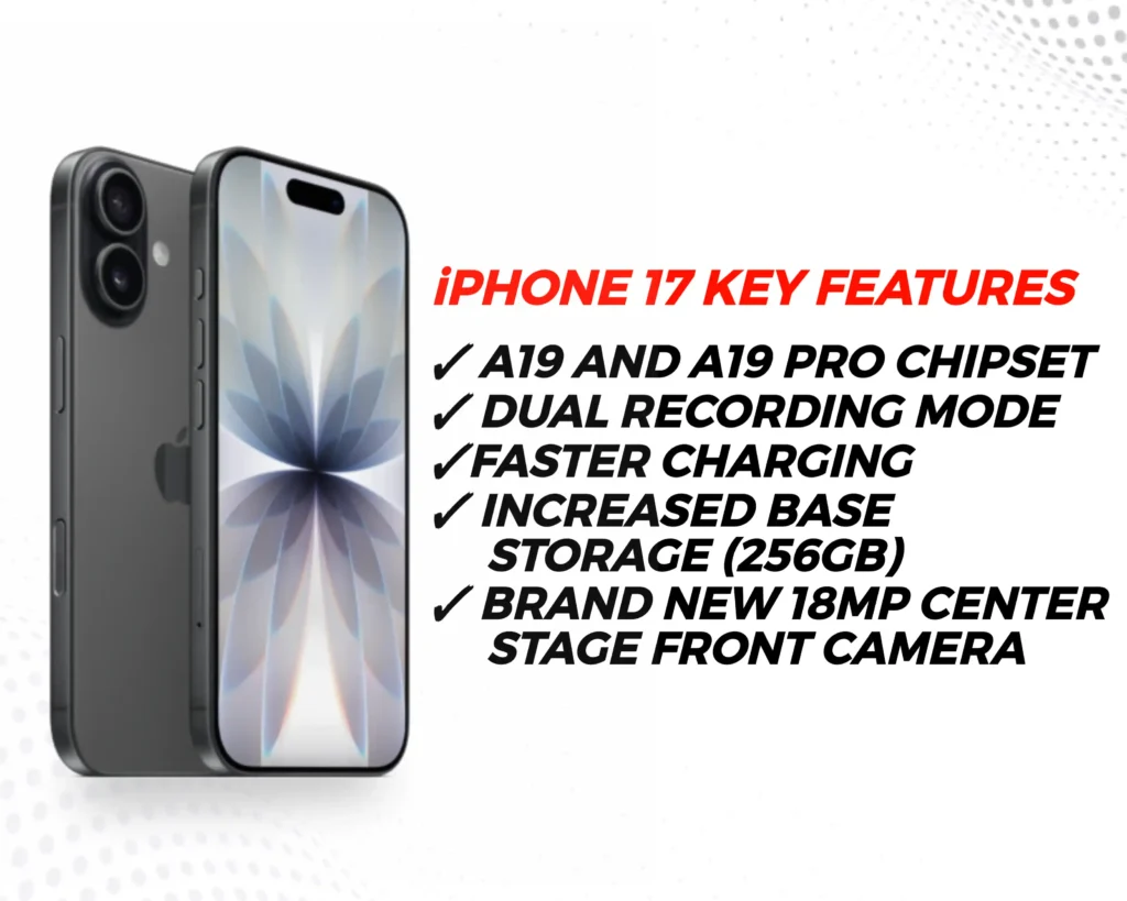 iPhone 17 key features