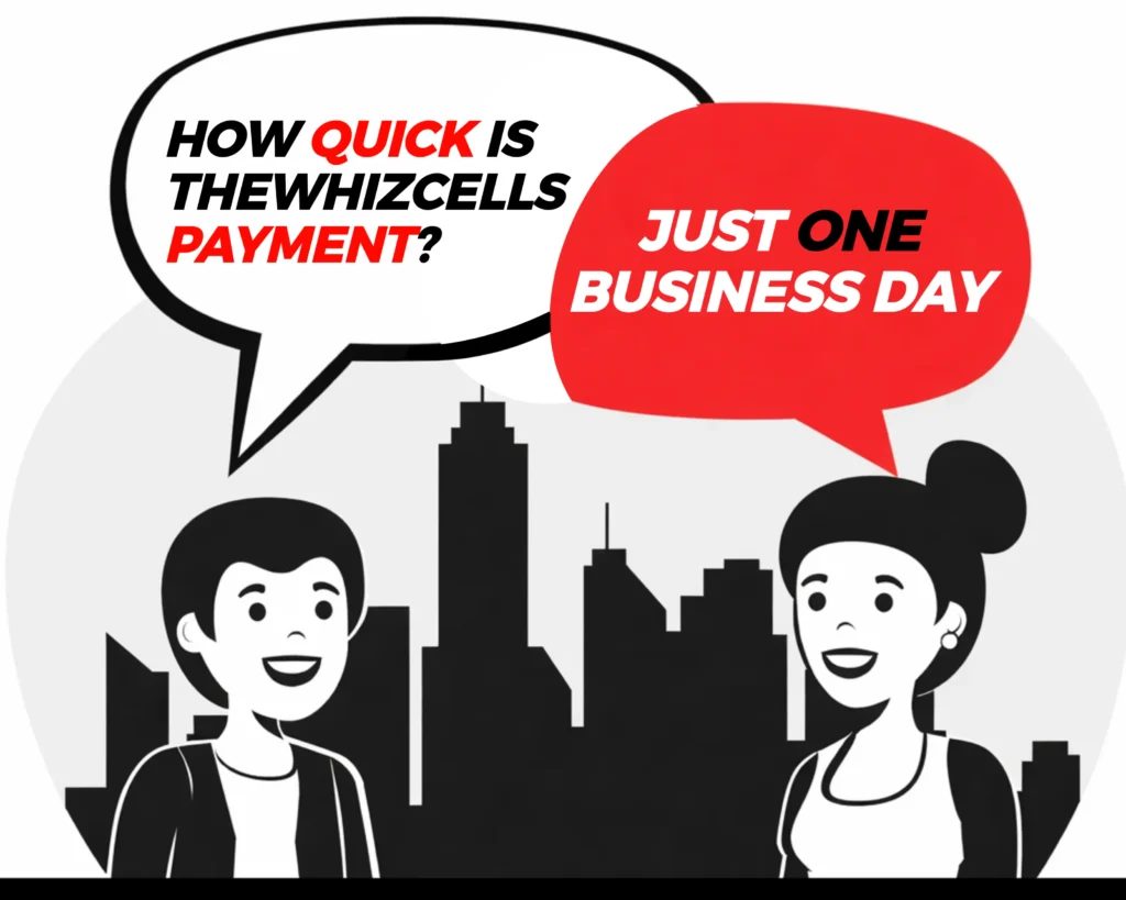 the whiz cells payment speed