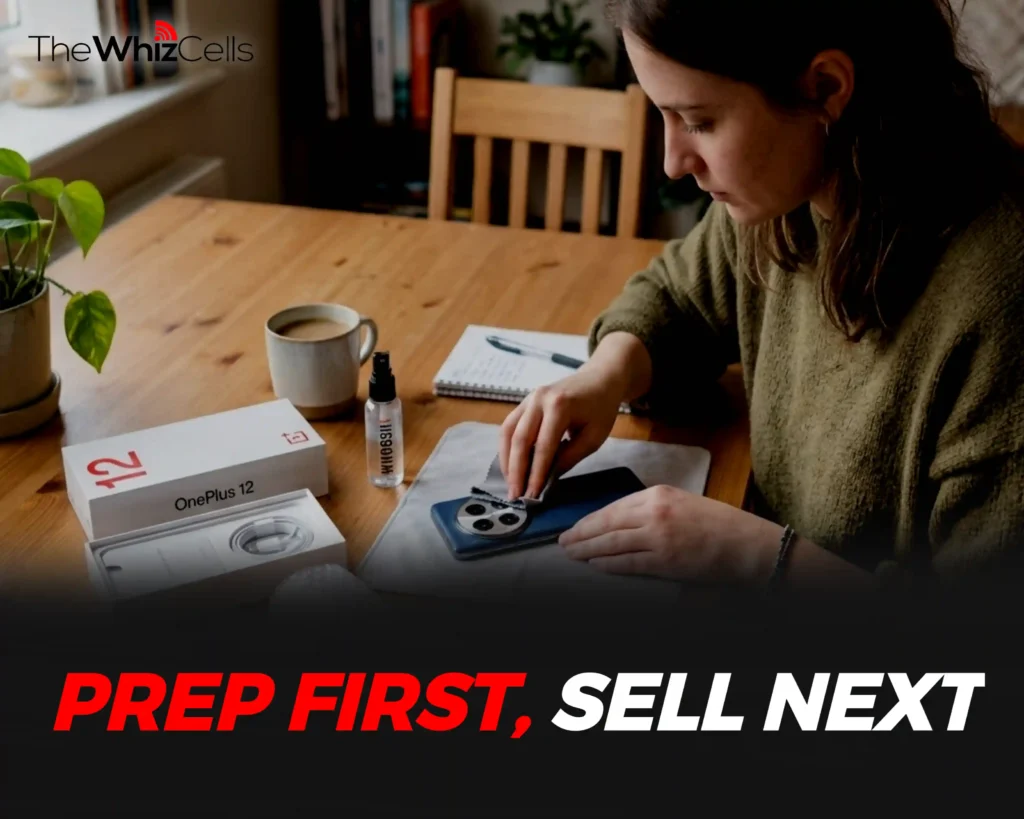 Image showing prep first, sell next