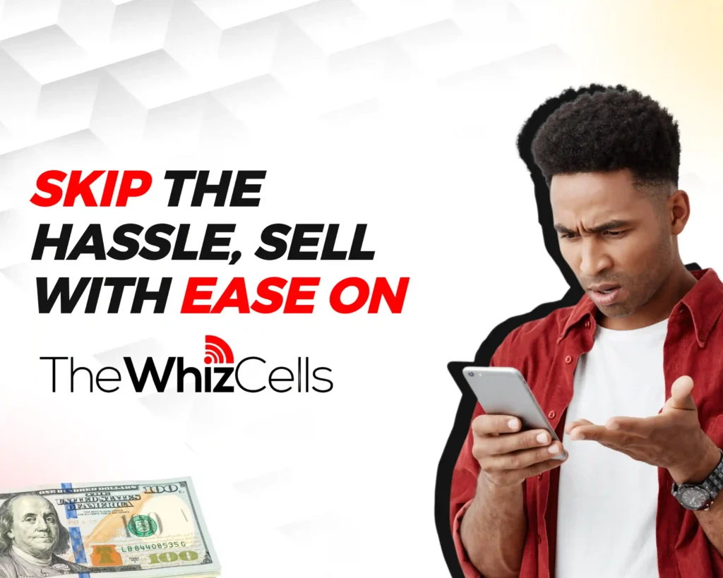 image of skip the hassle, sell with ease on The whiz cells