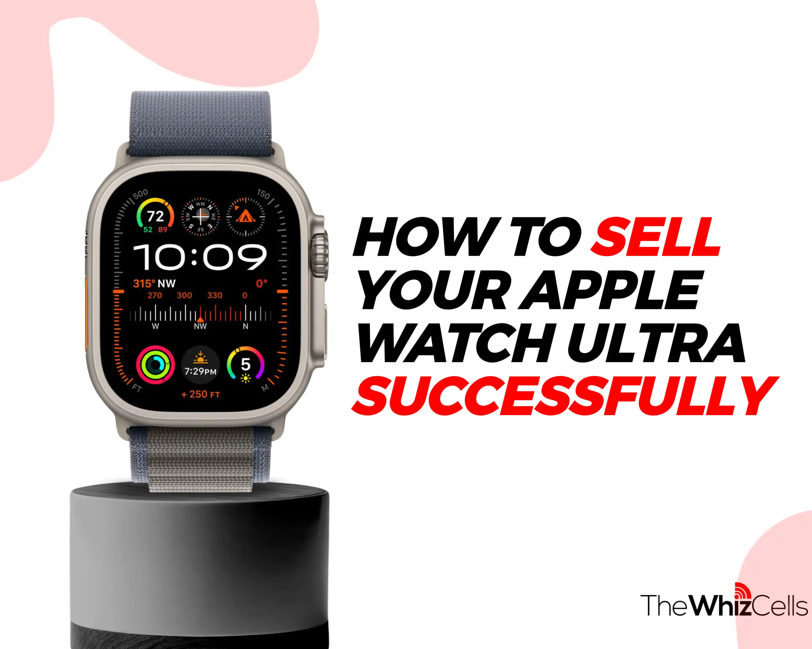 Image showing how to sell your apple watch ultra successfully.