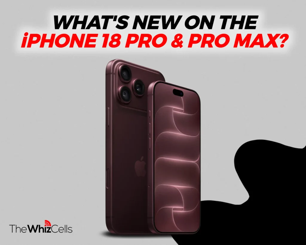 Image showing what's new on the iphone 18 pro or pro max?